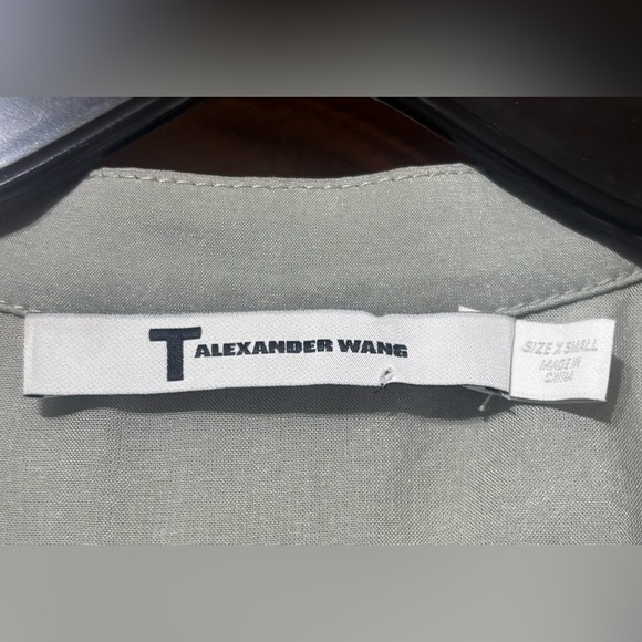 Alexander Wang Gray Wrap Silk Tank Top Sleeveless Women's XS EUC - Picture 3 of 7